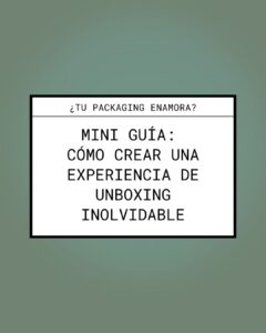 portada mini guía experiencia de unboxing